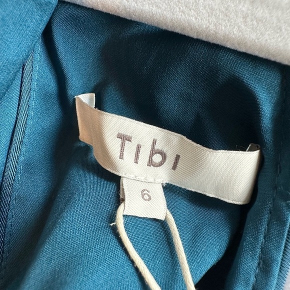 Tibi Mendini Twill Pleated Dress Size 6 NWT - Picture 6 of 14